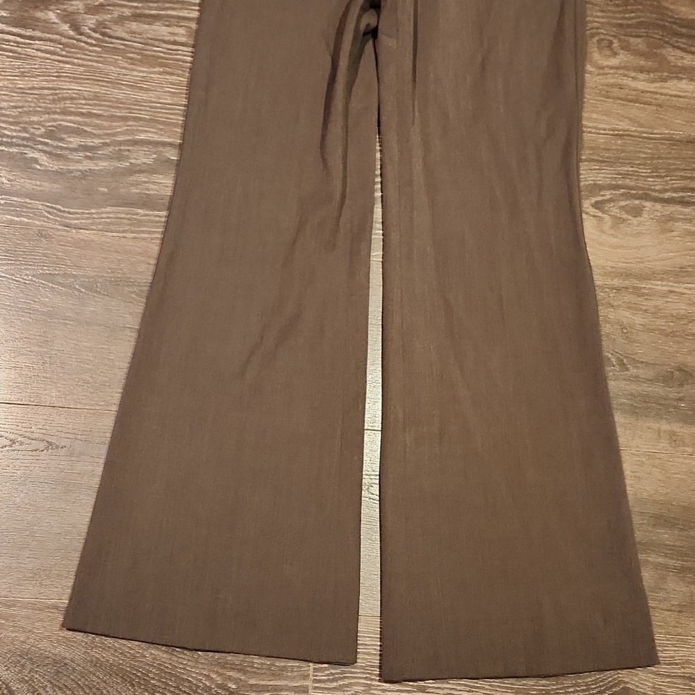 ❤️ NWT! FABRIZIO GIANNI WIDE LEG TROUSERS / PANTS, BROWN, 6 (28) - Picture 5 of 8